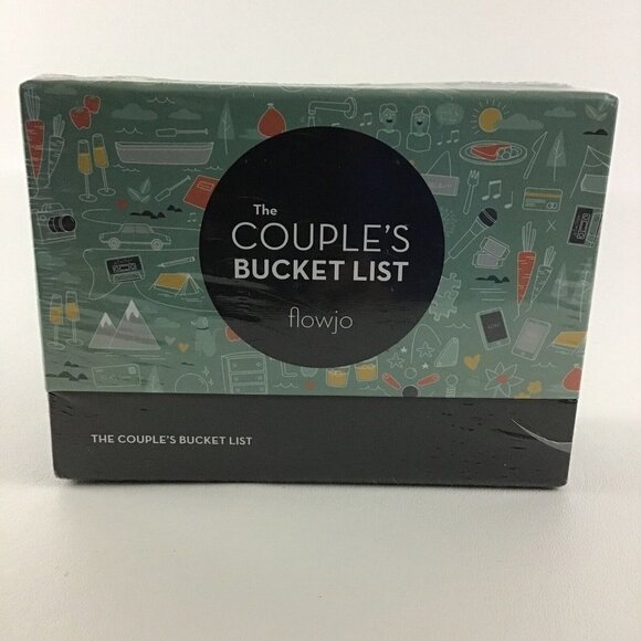 The Couples Bucket List Couples Game Cards Date Night Flowjo New Sealed - Picture 1 of 6